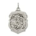 thumbnail image 1 of FB Jewels Sterling Silver D/C St. Michael Badge Medal, 1 of 4