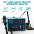 thumbnail image 2 of Estación de soldadura BAKON BK701D, 700 W, 2 en 1, aire caliente, rework & iron, 2 of 7