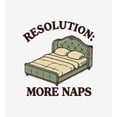 thumbnail image 5 of Resolution More Naps Women's White Crew Neck Short Sleeve Crop Tee-XXL, 5 of 6