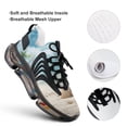 thumbnail image 4 of 2024 Seashell On The Beach Women Or Men Lace Up Flat Sneakers Female Mesh Walking Footwear, 4 of 8