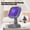 Purple PP, variant on AuroraX Beige Desk Fans Personal Cooling USB Charging Mini Cooler Adjustable Speeds Strong Airflow Lightweight Quiet Office Table Fan