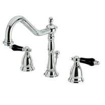 Kingston Brass KS1991PKL 8 in. Widespread Bathroom Faucet, Polished Chrome