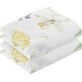 thumbnail image 2 of Dreamtimes 16x28 Inch Face Hand Towel Set Colorful Watercolor Pattern Lemon Fruits Cotton Washcloths, Quick-Dry Highly Absorbent Bath Towels 2 Pcs for Bathroom Ktichen Travel SPA Gym, 2 of 7