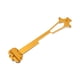 thumbnail image 2 of de para coche RC, bandeja de Radio, piezas de repuesto para 124016 124017 124018 124019, accesorios para camiones , Dorado Sunnimix Tablero del segundo piso del coche RC, 2 of 7