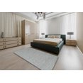 thumbnail image 5 of Ahgly Company Machine Washable Indoor Rectangle Contemporary Sonic Silver Gray Area Rugs, 5' x 7', 5 of 7
