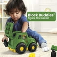 thumbnail image 2 of MEGA BLOKS John Deere Building Toy Blocks Lil' Tractor (6 Pieces) For Toddler with Storage, 1 Figure, 2 of 6