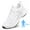 White, variant on TIEVOSA Elevated Height Fashionable Solid Color Mesh Breathable Running Shoes Casual Athletic Sneakers For