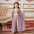 thumbnail image 2 of gdxvjhbj Robe Filles Bébé Fille Robe Papillon Tutu à Volants Sans Manches Robes Robe de Fête Taille 6-7 (Violet Pâle,6-7 Ans), 2 of 4