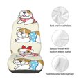 thumbnail image 4 of Yiaed Cute Bull Dog Print Car Seat Covers,Universal Auto Seats Protector Fits for Car,SUV Sedan,Truck,Automotive Seat Covers & Accessories, 4 of 5
