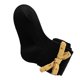 thumbnail image 4 of Pantimedias para niños Color puro Lindo dulce Bowknot Medias cálidas para niñas Medias con patas para baile diario Negro S; para altura 75‑85 cm/29,5‑33,5 pulgadas, 4 of 5