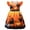 Ghost-Orange, variant on Princess Pajamas Nightgown Dress Halloween Dress up for 12M-3T