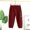 Red, variant on DJskiyers Cargo Pants for Toddler Boys Girls Baggy Jogger Pants Comfy Casual Pants Fashion Loose Fit Pants Slacks Trousers