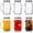 Clear, variant on 6 Pcs 24oz Mason Jar Cups with Handle and Lids Large Mason Jar Drinking Glasses Iced Coffee Cup with Lids and Handles Glass Mugs for Party Beverages Accessories Gifts (Colorful)