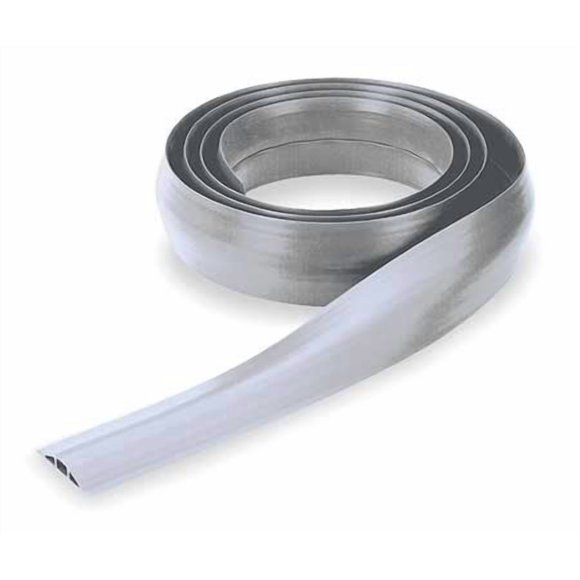 Cable Protector, 1 Channel, Gray, 10 ft. L