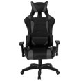 thumbnail image 3 of Cumberland Comfort Series High Back Black and Gray Reclining Racing/Gaming Office Chair with Adjustable Lumbar Support, 3 of 9