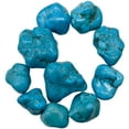 thumbnail image 6 of Turquoise Howlite Large Nugget Bead 16" Strand | 50x42 to 33x22mm | 10 Beads |, 6 of 9