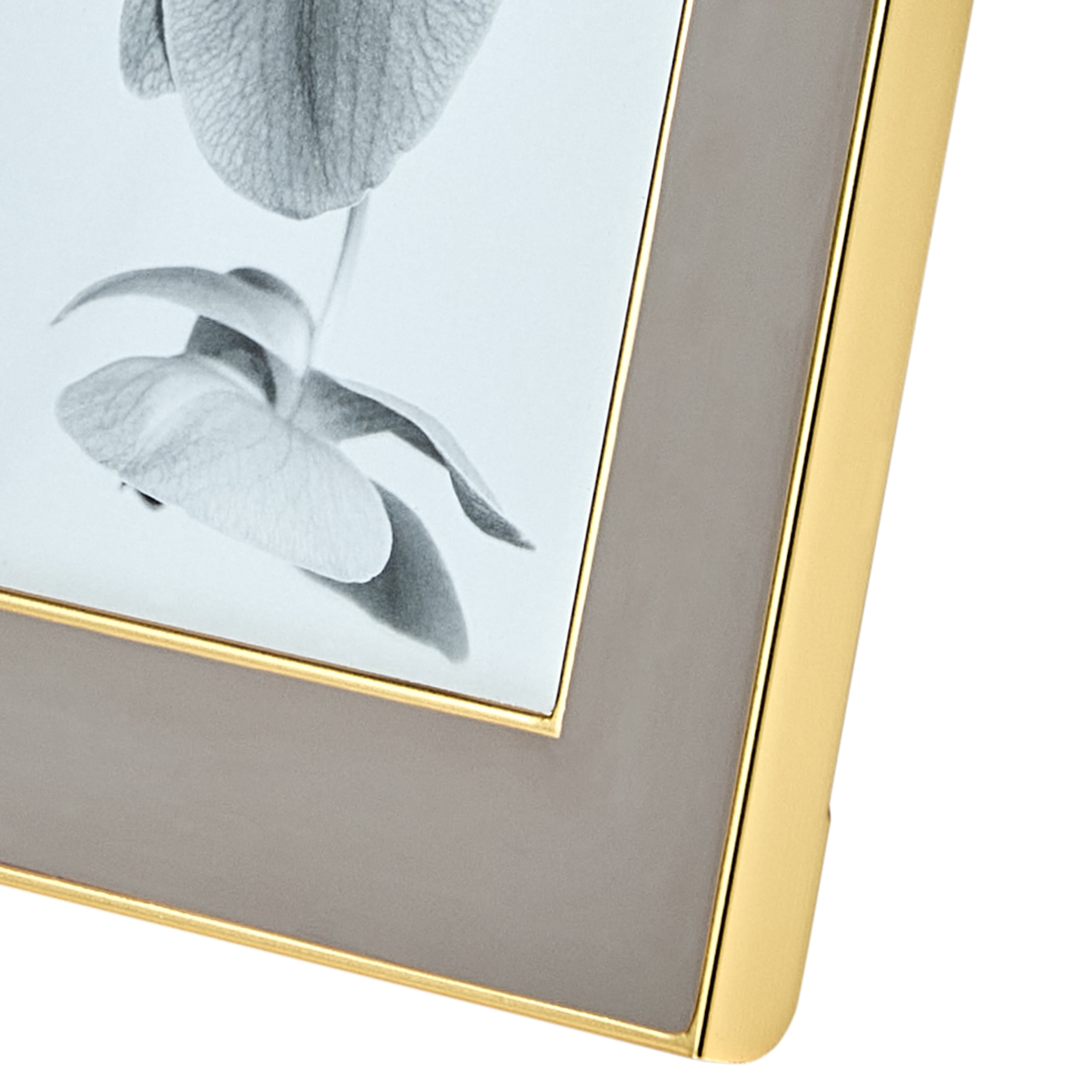 Better Homes & Gardens – 5x7 Picture Frame – Grey/Gold Tabletop Photo Frame