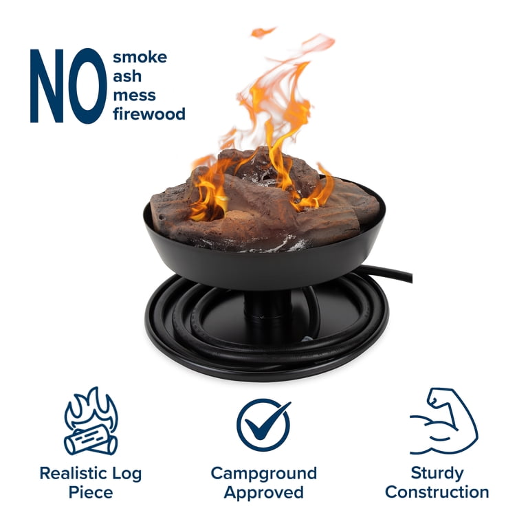Camco Little Red Campfire | Propane Powered, Portable | 11-1/4in