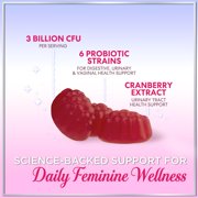 Probiotics for Women Gummies with Cranberry - 6 Premium Strains for PH Balance - Women Probiotics for Digestive Health, Vaginal & Immune Support, Womens Probiotic Feminine Health Gummy - 60 Gummies
