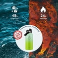thumbnail image 3 of BUZIO 32oz Insulated Stainless Steel Sports Water Bottle Flask BPA-Free Leakproof Triple Wall Vacuum for Sports Hiking,Gradient Green, 3 of 9