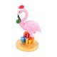 thumbnail image 4 of Figura navideña de resina, escultura de animales, mensajeros, estatua, adorno de regalo, decoración del hogar para dormitorio, oficina, chimenea, Flamenco, 4 of 9