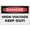 Warning Sign 1, variant on Danger High Voltage Keep Out Sign 8"x12" - Aluminum Tin Warning for Home Outdoor Garden, High-Visibility Electrical Decor