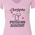 thumbnail image 4 of Inktastic Awesome Physician Assistant for Pa Women's V-Neck T-Shirt, 4 of 5