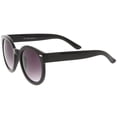 thumbnail image 3 of Womens Retro Oversize Horn Rimmed P3 Round Sunglasses 52mm UV400 Lenses, 3 of 4