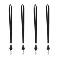 thumbnail image 1 of 4Pcs Colgante Cuerda Correa para el cuello práctica Cordón para tarjeta de trabajo Tarjeta de pecho Tarjeta escolar Tarjeta de identificación de marca (Negro), 1 of 5