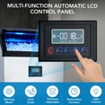 thumbnail image 3 of Garvee Commercial Ice Maker Machine 200lbs/24H, Stainless Steel Under Counter Ice Maker with 55lbs Storage, Single Water Inlet, Efficient Ice Production, Silver, 3 of 7