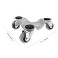 thumbnail image 4 of Masteelf Furniture Mover Wheel Moving Furniture Mover Dolly Moving Dolly 3 Wheels for Cabinet, 4 of 10