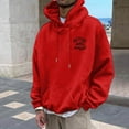 thumbnail image 2 of Men's Fall Winter Plus Size Hoodless Pullover Fashion Top Hop Oversized Crew Neck Sweatshirt Garment, 2 of 4