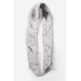 thumbnail image 2 of Bimba Gray Artistic Floral Printed Pure Silk Scarf Neck Wrap Summer Hair Bandanas For Women 40 x 40 Inches, 2 of 6