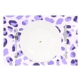 thumbnail image 2 of Ryvnso Placemats Set of 4 Leopard Purple-a1 Dining Mats Heat-Resistant Non-Slip Washable Table Mat, 2 of 8