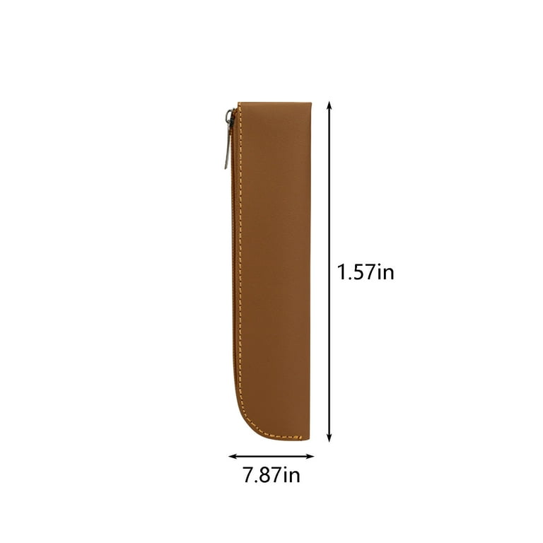 Bkfydls School Supplies Clearance Pencil Case Elastic Band Pen Holder Leather Pen Sleeve Pouch Pencil Holder Pouch Office Culture Pen Bag Leather