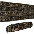 thumbnail image 5 of History Sculpture Gold -Mouse Pad, Big Desk Mat, Extended Gaming Mouse Pad, Mouse Mat with Non-Slip Rubber Base ＆ Stitched, 31.5 X 11.8 in Large Desk Pad for Keyboard, Mouse, Home and Office, 5 of 5