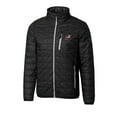 thumbnail image 2 of Men's Cutter & Buck Black Arkansas Razorbacks Team Logo Big & Tall Rainier PrimaLoft Eco Insulated Full-Zip Puffer, 2 of 3