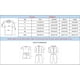 thumbnail image 4 of Camisas De Vestir Para Hombre Azul Camisa de manga corta con cremallera de solapa con impresión digital 3D para hombre Chaqueta de camisa de moda informal (White, XXL), 4 of 4