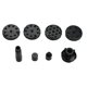 thumbnail image 3 of Kit de bomba de agua solar, bomba de fuente de agua con energía solar con 8 boquillas, fuente de agua para exteriores para baño de pájaros, estanques, jardín y pecera, 3 of 4