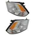 thumbnail image 3 of New Pair Headlights Compatible With Ram 3500 Laramie Crew Cab 5.7L 6.4L 6.7L 2013 2014 2015 2016 2017 2018 By Part Numbers CH2503242 68096438AJ CH2502242 68096439AJ, 3 of 6