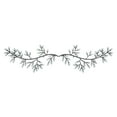 thumbnail image 2 of XDDST 1 Pair Metal Tree Leaf Wall Decor Vine Olive Branch Art Wrought Scroll Sculptures Above The Bed Living Room Outdoor Decoration, 2 of 6