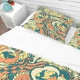 thumbnail image 4 of Designart 'Floral Pattern Background' Bohemian & Eclectic Duvet Cover Set, 4 of 4