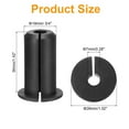 thumbnail image 2 of Uxcell 4Pcs Grommets de Pared para Cables de 3/4 Pulgadas, Bushing de Silicona para Pared, Kits de Enrutamiento de Cables con Agujero de 7mm, Negro, 2 of 6