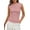 Dusty Pink, variant on PRETTYGARDEN Women's Ribbed Tank Tops Summer Cap Sleeve Slim Fitted Knit Basic Casual Tee Shirts Trendy Fashion Clothes