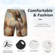 thumbnail image 3 of Fotbe Hiking Duck Traje de Baño para Hombre – Shorts de Natación de Secado Rápido con Forro y Bolsillos-X-Large, 3 of 6