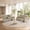 K haki, variant on Power Recliner Sofa Set with LED, Breathable Leather Sofa Set for Living Room, Reclining Couch Set with Coffee Table/Reading Light/Cup Holders for Home Theater (Khaki, Sofa+Chair)
