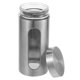 thumbnail image 2 of Stainless Steel Kitchen Food Storage Container with Visible Glass Sealed Lid 1300ml, 2 of 4