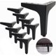 thumbnail image 1 of Juego de 8 patas de sofá de metal CHAO negras 15 cm soporte de mesa/sofá de hierro forjado, 1 of 5