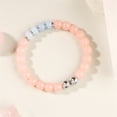 thumbnail image 3 of Round Beaded Bracelet Gemstone Jewelry - Beaded Bracelets for Women Stretch Healing Bracelet - Natural Stone Gemstone Jewelry Gifts for Daily Wear 0.3in Width, 3 of 5