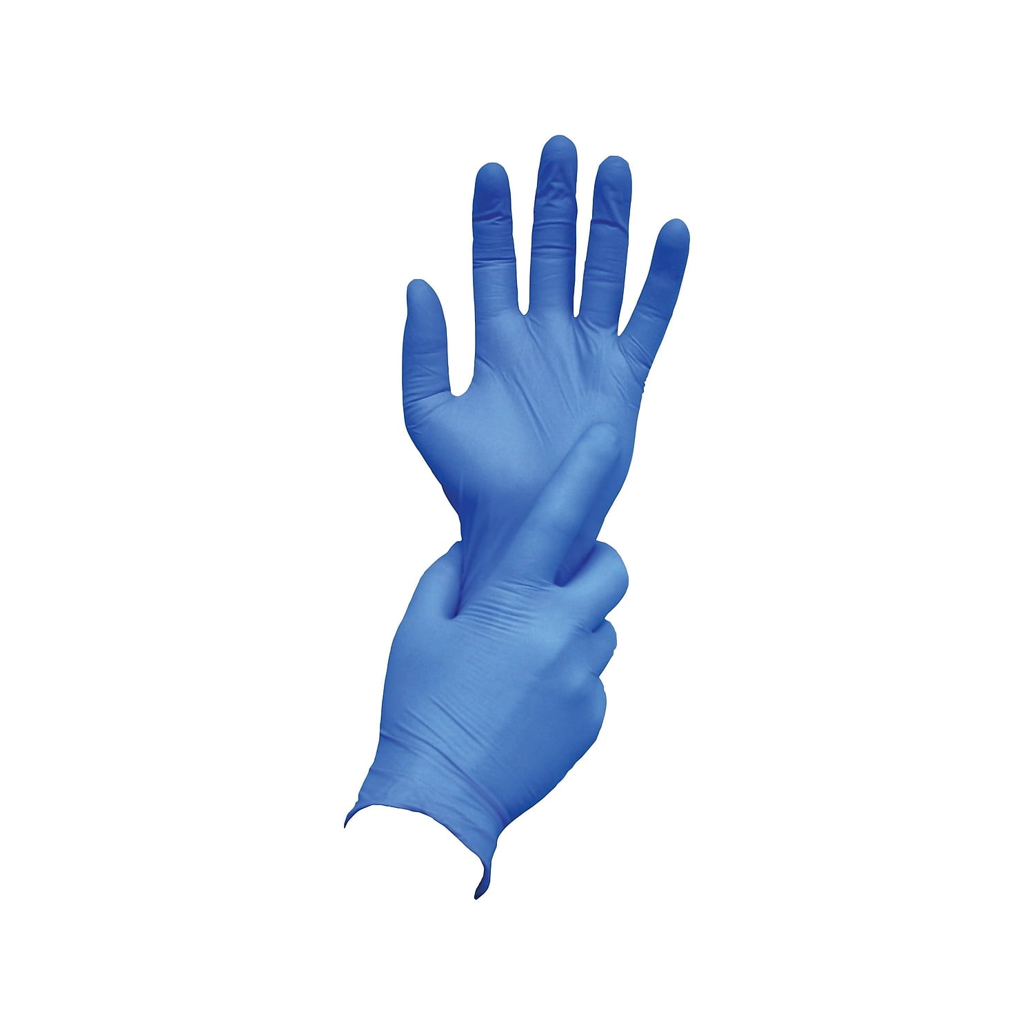 Ambitex N400 Series Powder Free Blue Nitrile Gloves Medium 391862